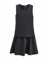 Серый сарафан Gulliver, школьная форма для девочек  фото, kupilegko.ru